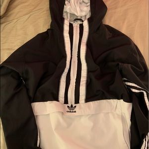 Adidas Anorak Hooded Windbreaker Pullover